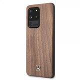 Mercedes Benz Samsung Galaxy S20 Ultra Deksel Wood Line Brun