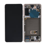 Samsung Samsung Galaxy S21 5G Skjerm med LCD Display & Kamera Original - Fiolett