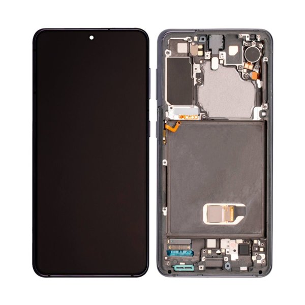 Samsung Samsung Galaxy S21 5G Skjerm med LCD Display Original - Grå