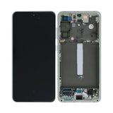 Samsung Samsung Galaxy S21 FE 5G Skjerm med LCD Display Original - Grønn