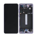 Samsung Samsung Galaxy S21 FE 5G Skjerm med LCD Display Original - Lavendel