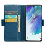 CaseMe Samsung Galaxy S21 FE Etui 023 Series Blå