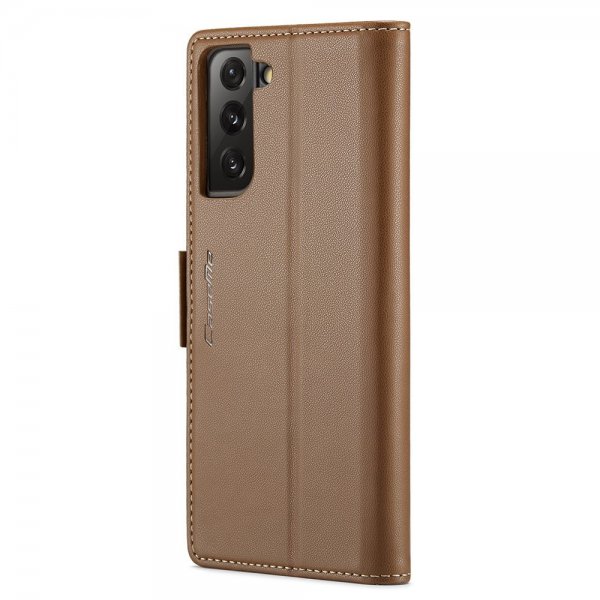 CaseMe Samsung Galaxy S21 FE Etui 023 Series Brun