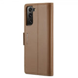 CaseMe Samsung Galaxy S21 FE Etui 023 Series Brun