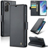 CaseMe Samsung Galaxy S21 FE Etui 023 Series Svart