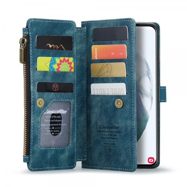CaseMe Samsung Galaxy S21 FE Etui C30 Series Petrol