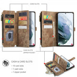 CaseMe Samsung Galaxy S21 FE Etui C30 Series Brun