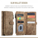 CaseMe Samsung Galaxy S21 FE Etui C30 Series Brun