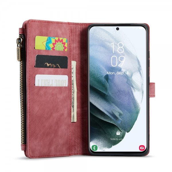 CaseMe Samsung Galaxy S21 FE Etui C30 Series Rød