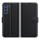 Samsung Galaxy S21 FE Etui Litchi Svart