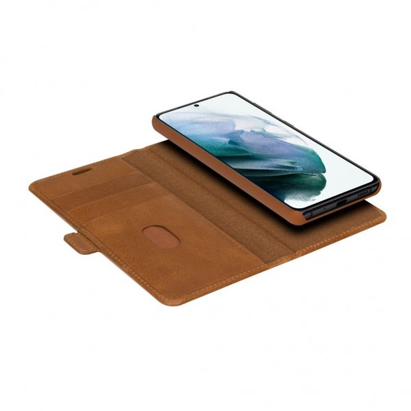 dbramante1928 Samsung Galaxy S21 FE Etui Lynge Avtakbart Deksel Tan