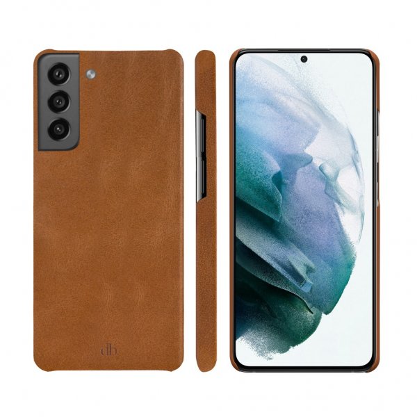dbramante1928 Samsung Galaxy S21 FE Etui Lynge Avtakbart Deksel Tan