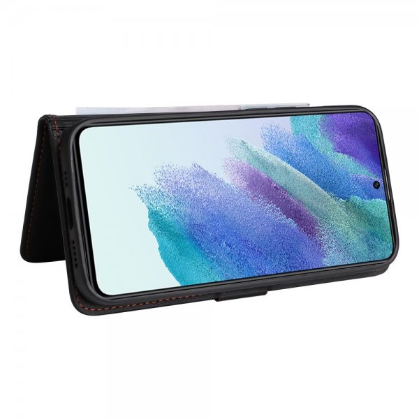 Betopnice Samsung Galaxy S21 FE Etui Avtagbart Deksel 005 Svart