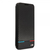 BMW Samsung Galaxy S21 FE Etui Tricolor Stripe Carbon Svart