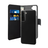 Puro Samsung Galaxy S21 FE Etui Wallet Detachable 2 in 1 Svart