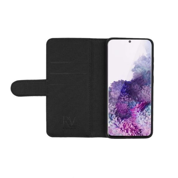 Rvelon Samsung Galaxy S21 FE Etui Detachable Wallet Case Svart