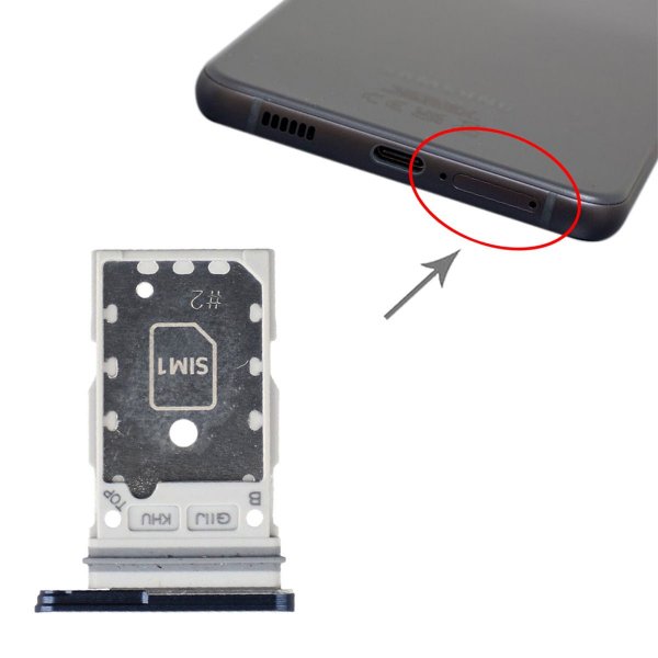 Samsung Galaxy S21 FE SIM-kortholder - Blå