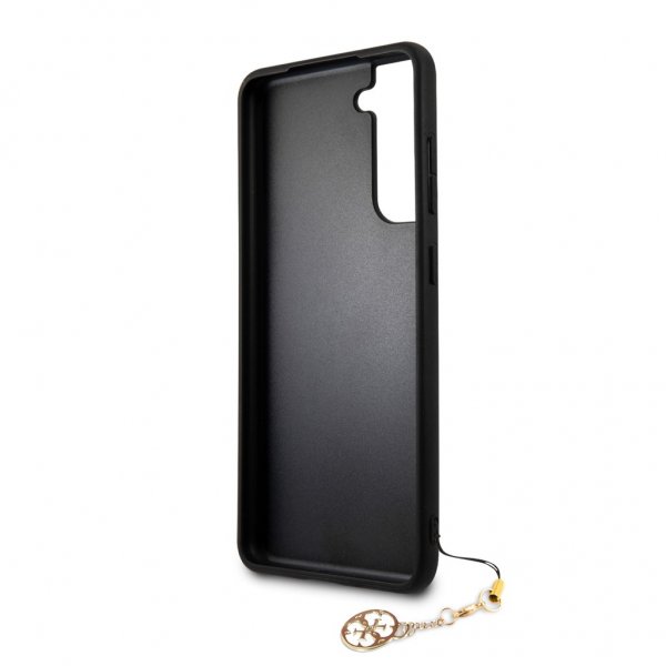 Guess Samsung Galaxy S21 FE Deksel 4G Charms Brun