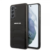 AMG Samsung Galaxy S21 FE Deksel Debossed Lines Svart