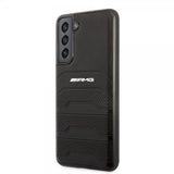 AMG Samsung Galaxy S21 FE Deksel Debossed Lines Svart