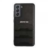 AMG Samsung Galaxy S21 FE Deksel Debossed Lines Svart