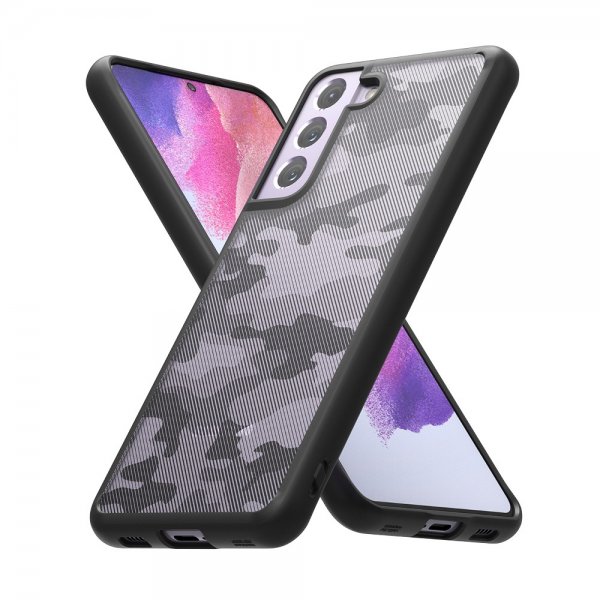 Ringke Samsung Galaxy S21 FE Deksel Fusion Matte Camo Black