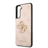 Guess Samsung Galaxy S21 FE Deksel Metal Logo Rosa