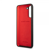 Ferrari Samsung Galaxy S21 FE Deksel Metal Logo Svart