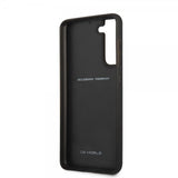 Ferrari Samsung Galaxy S21 FE Deksel Real Carbon Metal Logo Svart