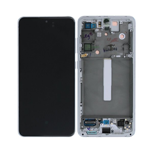 Samsung Samsung Galaxy S21 FE Skjerm med LCD Display Original - Hvit