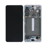 Samsung Samsung Galaxy S21 FE Skjerm med LCD Display Original - Hvit