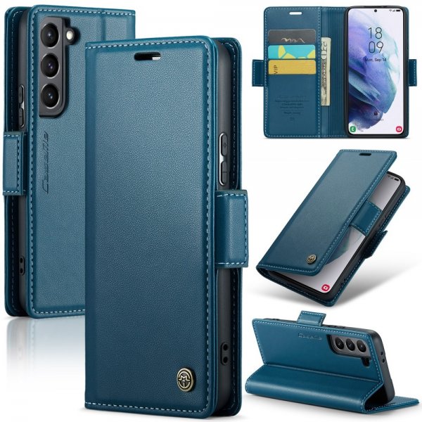 CaseMe Samsung Galaxy S21 Etui 023 Series Blå