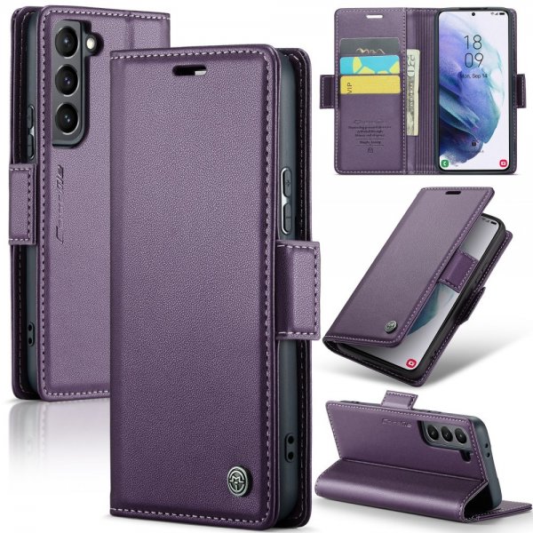 CaseMe Samsung Galaxy S21 Etui 023 Series Lilla