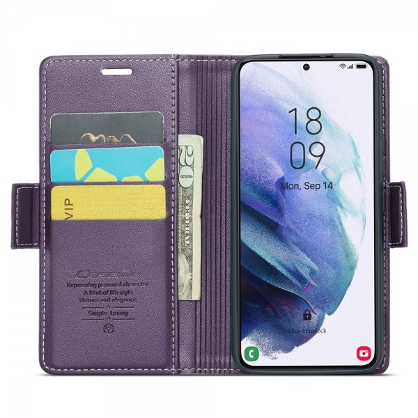 CaseMe Samsung Galaxy S21 Etui 023 Series Lilla