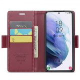 CaseMe Samsung Galaxy S21 Etui 023 Series Rød
