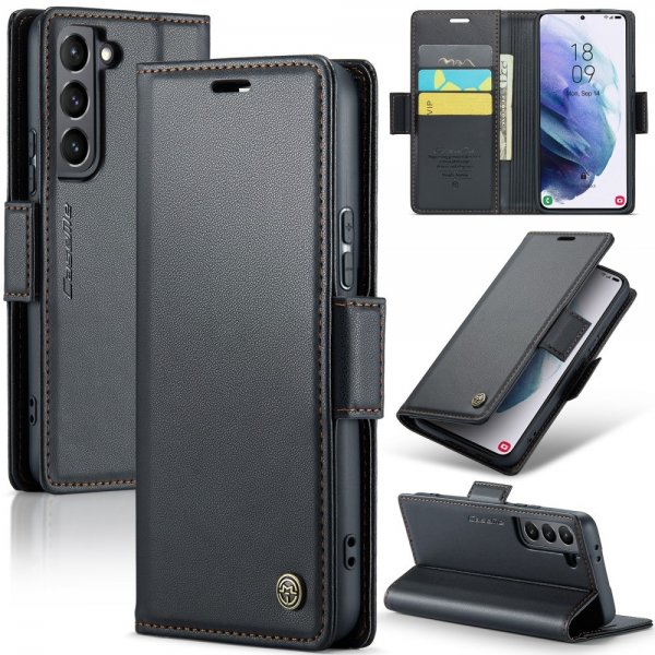 CaseMe Samsung Galaxy S21 Etui 023 Series Svart