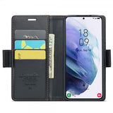 CaseMe Samsung Galaxy S21 Etui 023 Series Svart