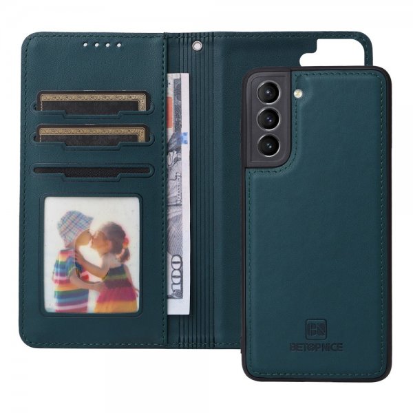 Betopnice Samsung Galaxy S21 Etui Avtagbart Deksel 005 Blå