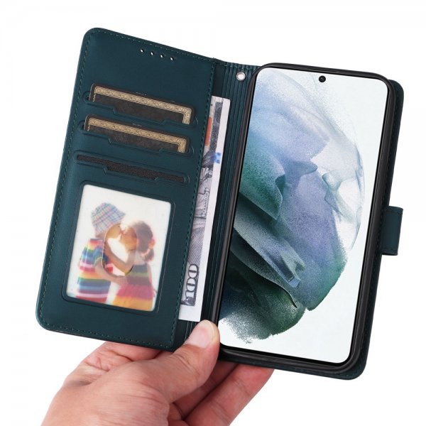 Betopnice Samsung Galaxy S21 Etui Avtagbart Deksel 005 Blå