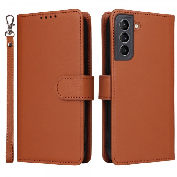 Betopnice Samsung Galaxy S21 Etui Avtagbart Deksel 005 Brun