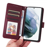 Betopnice Samsung Galaxy S21 Etui Avtagbart Deksel 005 Rød
