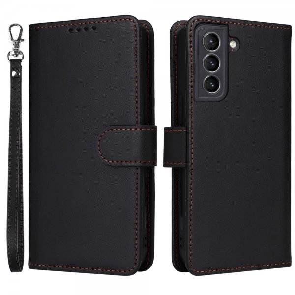 Betopnice Samsung Galaxy S21 Etui Avtagbart Deksel 005 Svart