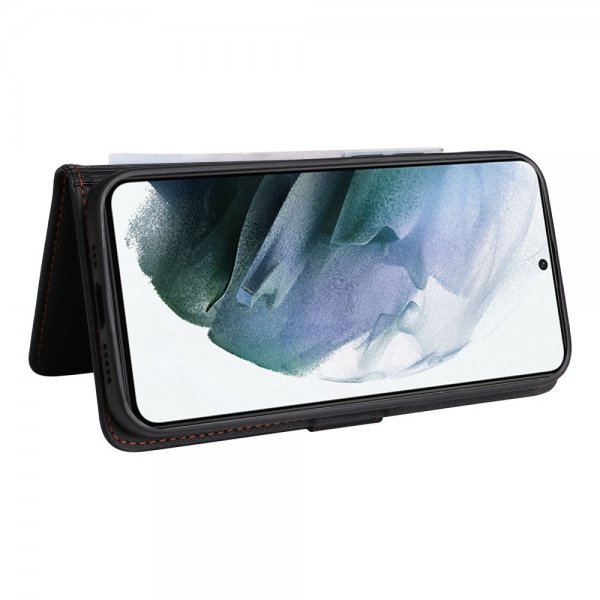 Betopnice Samsung Galaxy S21 Etui Avtagbart Deksel 005 Svart