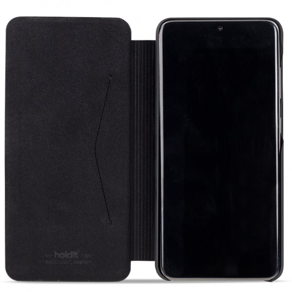 holdit Samsung Galaxy S21 Etui SlimFlip Wallet Svart