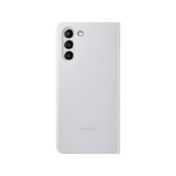 Samsung Original Galaxy S21 Etui Smart Clear View Cover Lysegrå