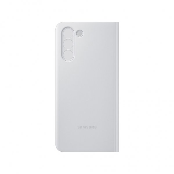 Samsung Original Galaxy S21 Etui Smart Clear View Cover Lysegrå