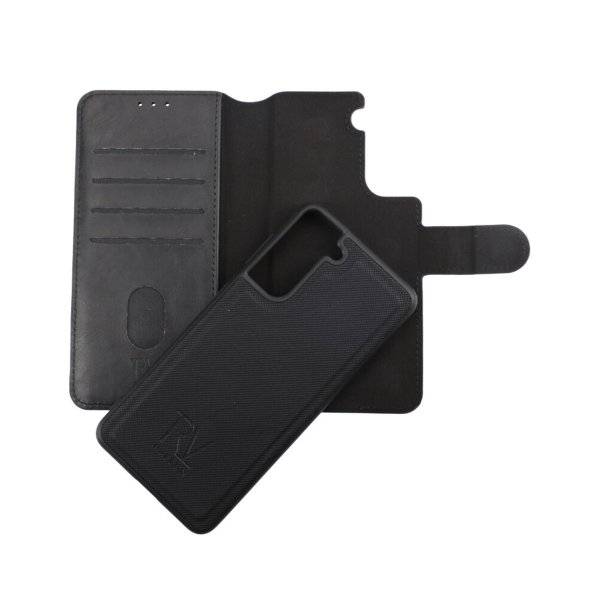 Rvelon Samsung Galaxy S21 Etui Detachable Wallet Case Svart