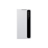 Samsung Original Galaxy S21 Plus Etui Smart Clear View Cover Lysegrå