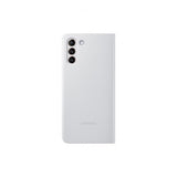 Samsung Original Galaxy S21 Plus Etui Smart Clear View Cover Lysegrå