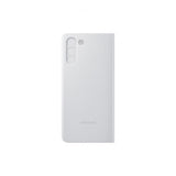 Samsung Original Galaxy S21 Plus Etui Smart Clear View Cover Lysegrå